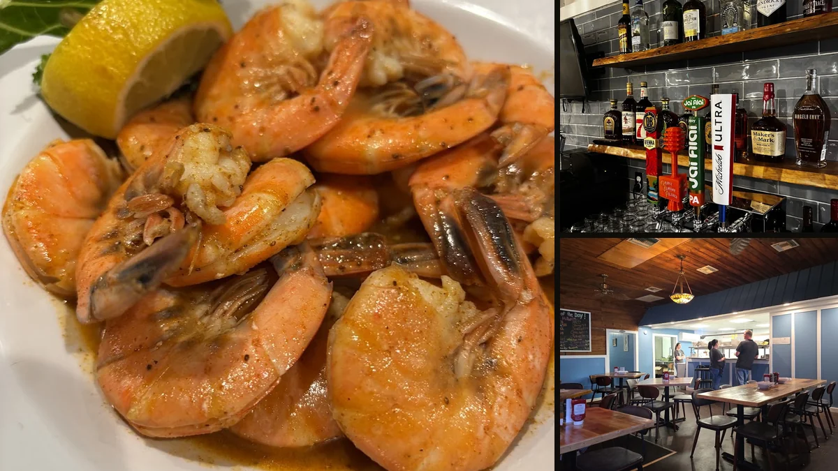 Fried seafood served in a local hangout.
